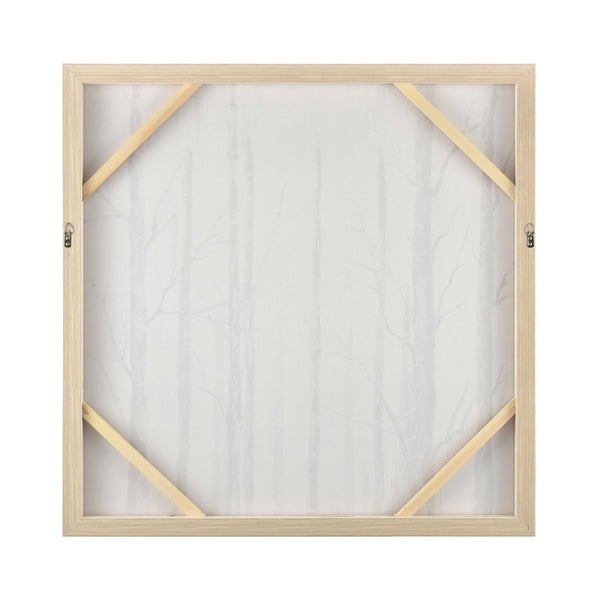 Atlas Jordan Forest Framed Wall Art - Serene Monochrome Landscape for Modern Decor in Living Spaces WA11071-01