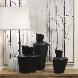 Atlas Jordan Forest Framed Wall Art - Serene Monochrome Landscape for Modern Decor in Living Spaces WA11071-01