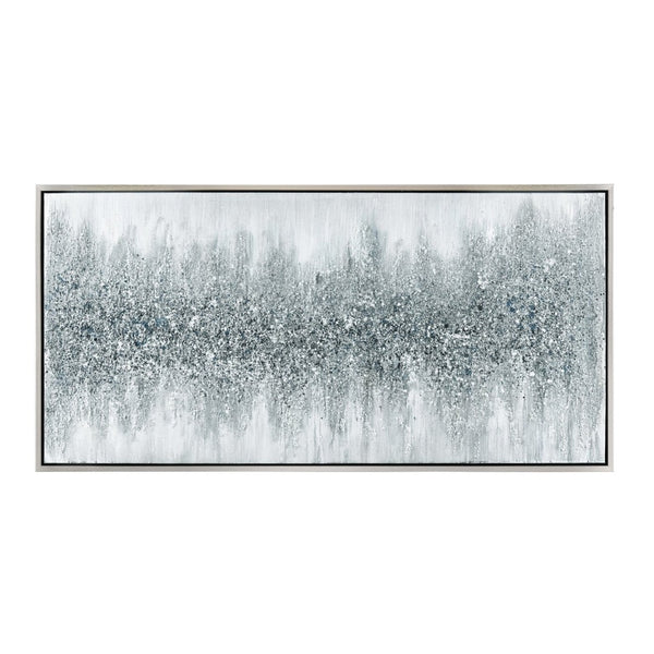 Atlas Kimble Framed Wall Art - Textured Black-and-White Abstract Design for Modern Minimalist Spaces WA11074-01