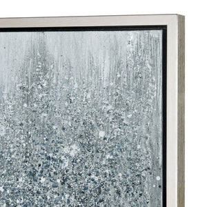 Atlas Kimble Framed Wall Art - Textured Black-and-White Abstract Design for Modern Minimalist Spaces WA11074-01