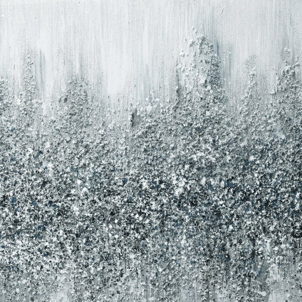 Atlas Kimble Framed Wall Art - Textured Black-and-White Abstract Design for Modern Minimalist Spaces WA11074-01