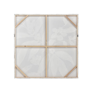 Atlas Lathrop Wall Art - Elegant Hand-Painted Floral Canvas with Gold Accents for Modern Home Décor WA11079-01