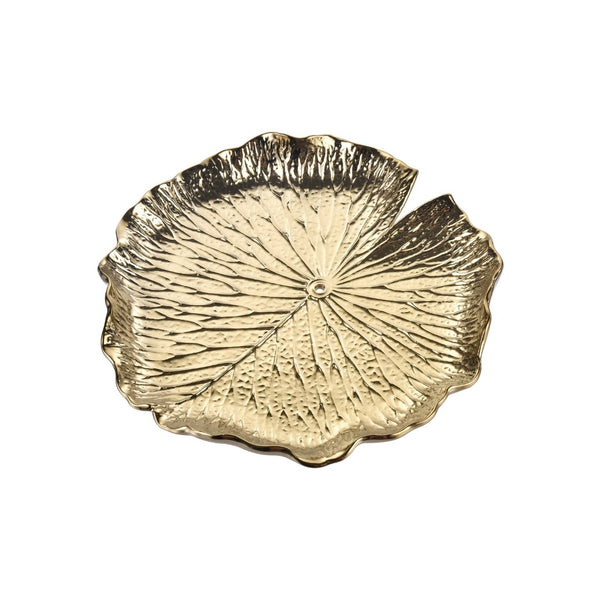 Atlas Lilypad Dimensional Wall Art for Elegant Home Décor – Versatile Metallic Sculptures for Any Space Set of 4 Gold WA11082-01S