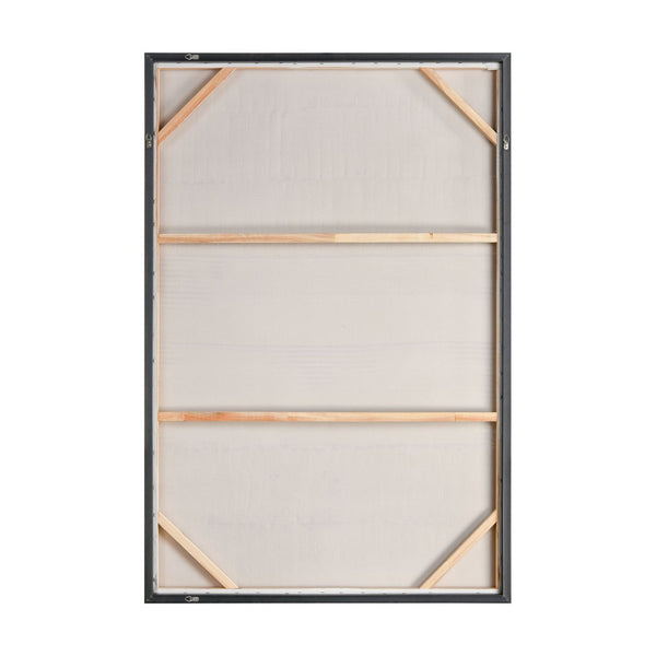 Atlas Lofi Wall Art - Contemporary Acrylic Canvas in Floating Silver Frame for Modern Home Décor Elegance WA11084-01