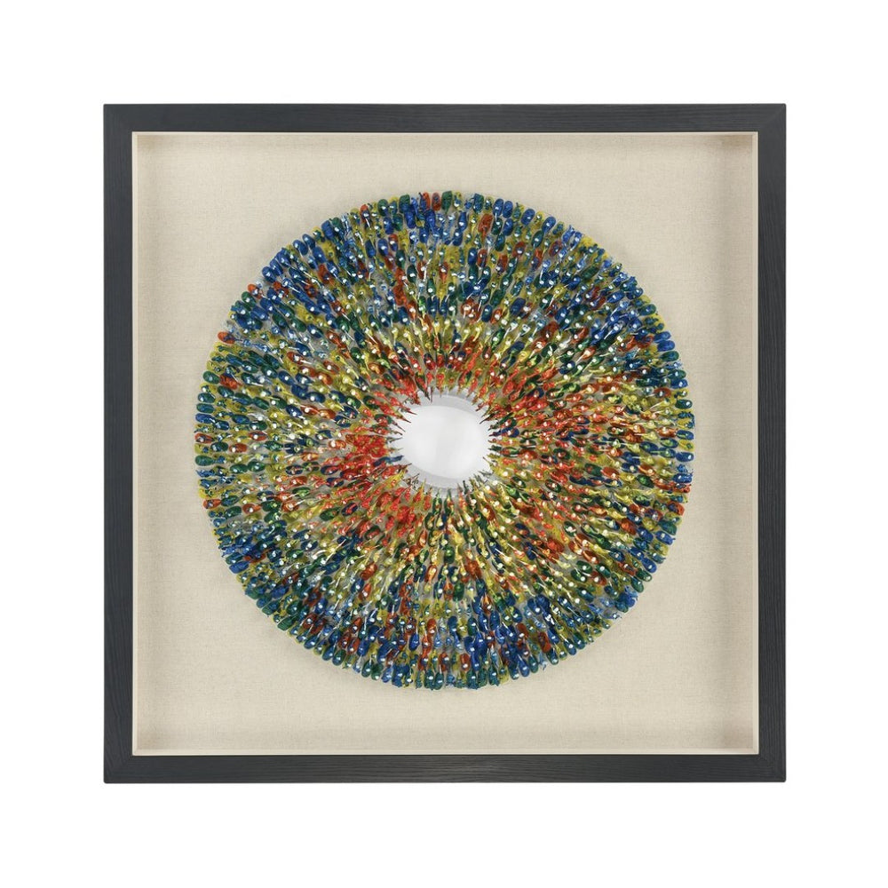Atlas Lolly Dimensional Wall Art - Bold Multicolor Resin Soldiers & Mirror Design for Modern Interiors WA11085-01