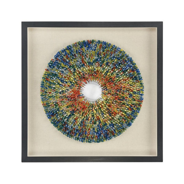 Atlas Lolly Dimensional Wall Art - Bold Multicolor Resin Soldiers & Mirror Design for Modern Interiors WA11085-01