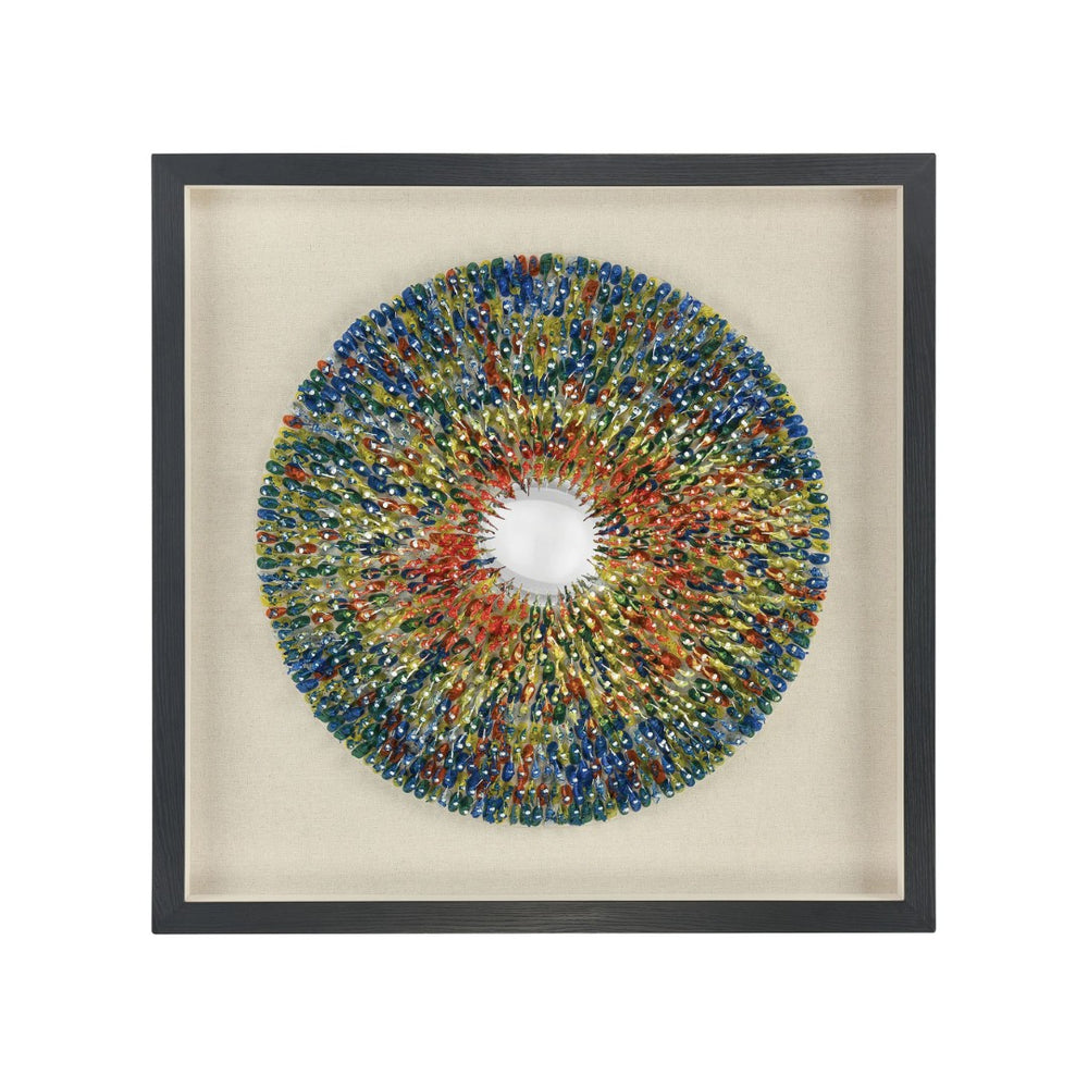 Atlas Lolly Dimensional Wall Art - Bold Multicolor Resin Soldiers & Mirror Design for Modern Interiors WA11085-01