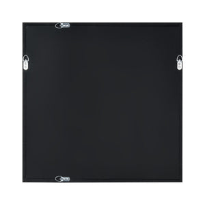 Atlas Mapped Dimensional Wall Art - Sculptural Silver Mirror with Geometric Elegance for Modern Spaces WA11088-01