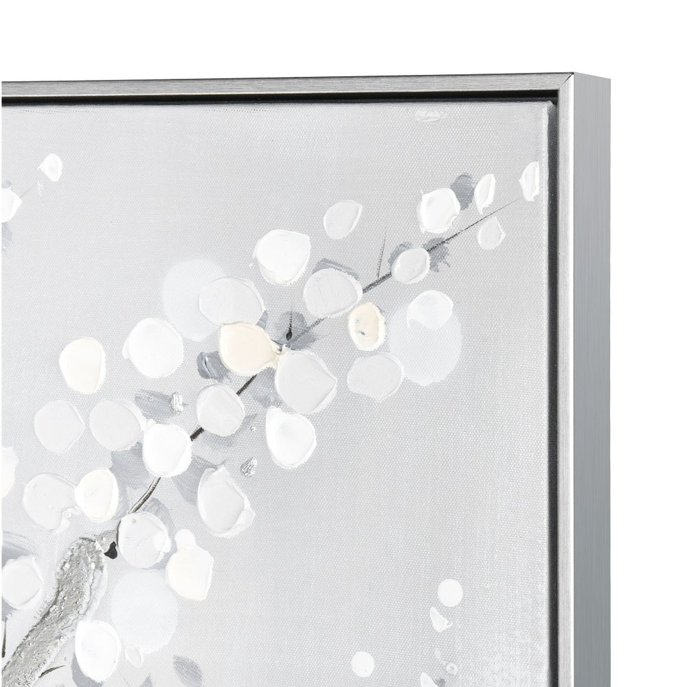 Atlas Meadow Framed Wall Art Set of 2 - Hand-Painted Acrylic Bloom Decor for Modern Living Spaces WA11089-01S