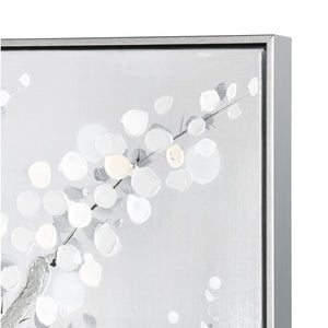 Atlas Meadow Framed Wall Art Set of 2 - Hand-Painted Acrylic Bloom Decor for Modern Living Spaces WA11089-01S