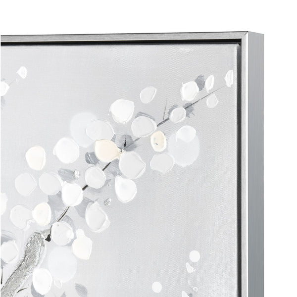 Atlas Meadow Framed Wall Art Set of 2 - Hand-Painted Acrylic Bloom Decor for Modern Living Spaces WA11089-01S