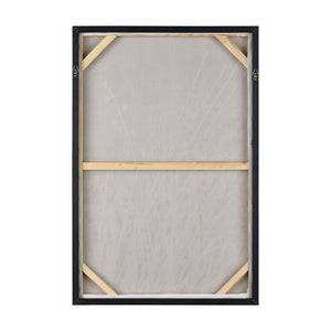 Atlas Meadow Framed Wall Art Set of 2 - Hand-Painted Acrylic Bloom Decor for Modern Living Spaces WA11089-01S
