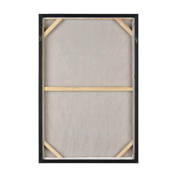 Atlas Meadow Framed Wall Art Set of 2 - Hand-Painted Acrylic Bloom Decor for Modern Living Spaces WA11089-01S