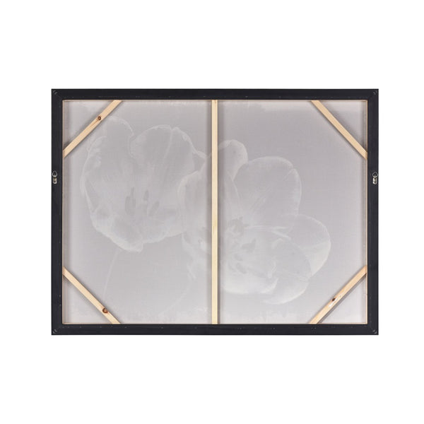Atlas Meru Framed Wall Art - Modern Indigo Poppies, Hand-Painted Botanical Elegance for Any Space WA11090-01