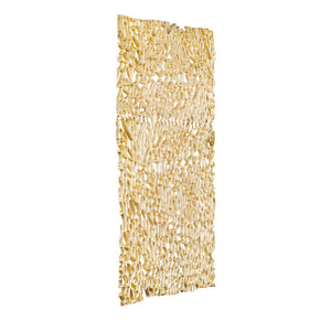 Atlas Mianus Gold-Finished Dimensional Wall Art Panel - Modern Elegance with Organic Cutouts & Depth WA11091-01