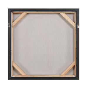 Atlas Modern Blush I | Hand-Painted Abstract Wall Art with Gold Leaf in Champagne Floating Frame, 25" WA11096-01