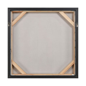 Atlas Modern Blush II Framed Wall Art - Hand-Painted Abstract Canvas with Gold Leaf & Champagne Frame WA11096-02
