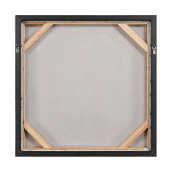 Atlas Modern Blush II Framed Wall Art - Hand-Painted Abstract Canvas with Gold Leaf & Champagne Frame WA11096-02