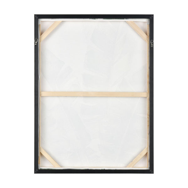 Atlas Musa I Botanical Wall Art - Elegant Tropical Canvas with Gold Accents & Champagne Frame for Modern Homes WA11099-01