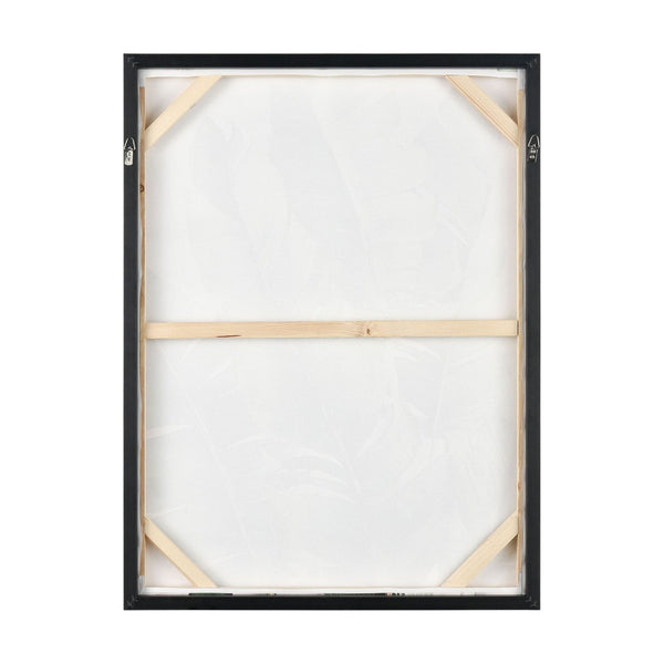 Atlas Musa II Framed Wall Art - Vibrant Banana Leaves Canvas with Metallic Accents for Stylish Decor WA11099-02