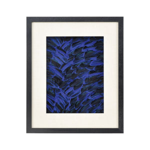 Atlas Neon Feather Dimensional Wall Art - Stunning Blue Accented Design for Modern Home Decor & Style WA11102-01