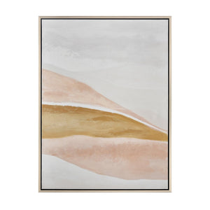 Atlas Optimist Abstract Desert-Inspired Wall Art – Modern Framed Piece for Serene Home Decor Spaces WA11107-01