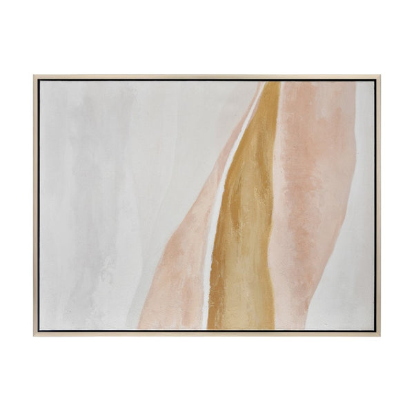 Atlas Optimist Abstract Desert-Inspired Wall Art – Modern Framed Piece for Serene Home Decor Spaces WA11107-01