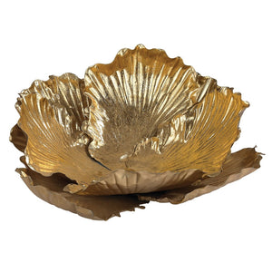Atlas Organic Wall Art Set of 3 - Stunning Gold Metal Sculptures for Modern Home Décor & Easy Installation WA11108-01S