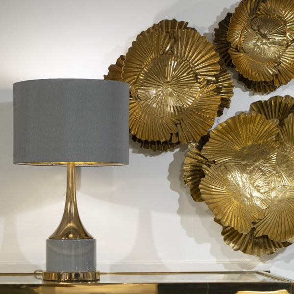 Atlas Organic Wall Art Set of 3 - Stunning Gold Metal Sculptures for Modern Home Décor & Easy Installation WA11108-01S