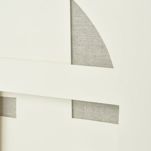 Atlas Paper Dimensional Wall Art - Handcrafted Neutral Design in Light Oak Frame for Modern Interiors WA11110-01