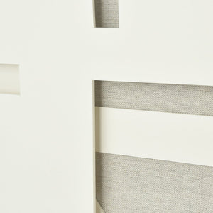 Atlas Paper Dimensional Wall Art in Light Oak Frame - Subtle Textured Décor for Modern Interiors WA11110-02