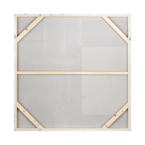 Atlas Pavement Hand-Painted Wall Art - Textured Neutral Tones for Modern & Transitional Interiors 40"x40" WA11115-01