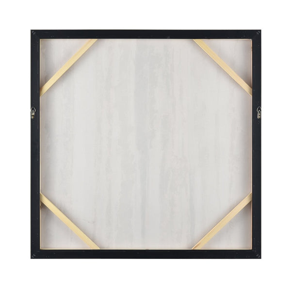 Atlas Pearson II Framed Wall Art - Modern Abstract Elegance with Textured Brushstrokes in Off White WA11116-02