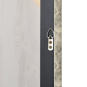 Atlas Pearson II Framed Wall Art - Modern Abstract Elegance with Textured Brushstrokes in Off White WA11116-02