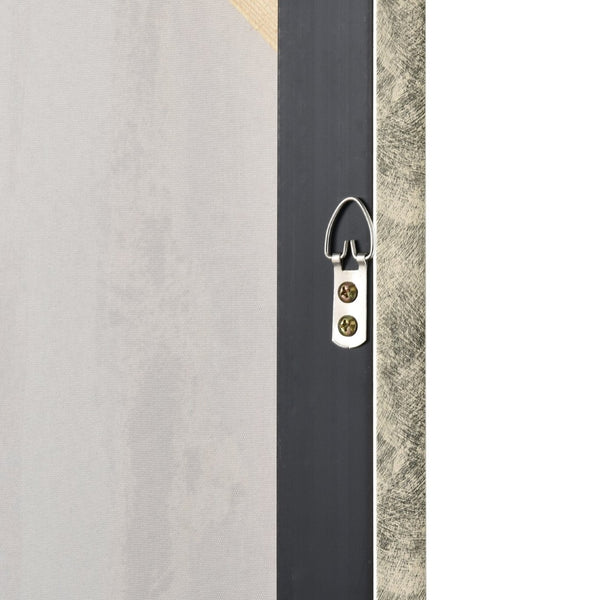 Atlas Pearson II Framed Wall Art - Modern Abstract Elegance with Textured Brushstrokes in Off White WA11116-02