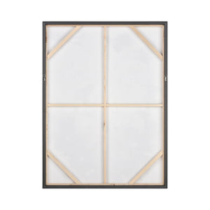 Atlas Peony Abstract Framed Wall Art - Bold Floral Statement Piece with Modern Black Frame for Any Space WA11118-01