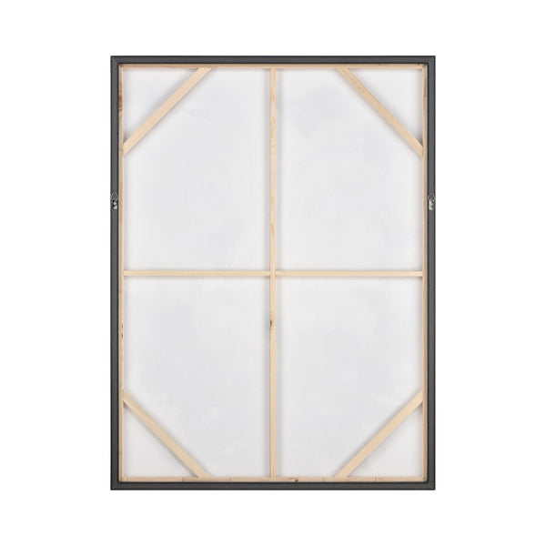 Atlas Peony Abstract Framed Wall Art - Bold Floral Statement Piece with Modern Black Frame for Any Space WA11118-01