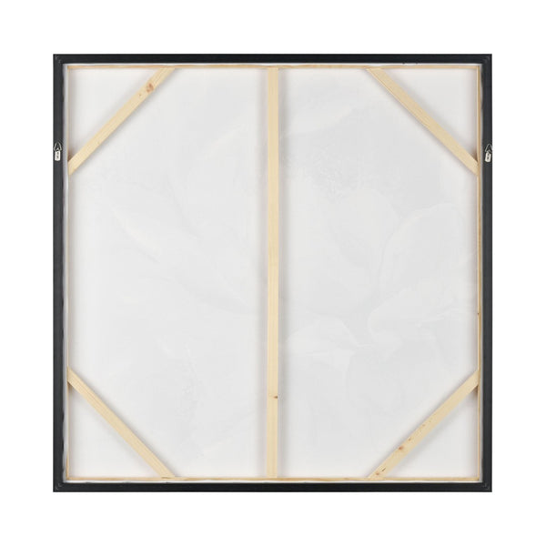 Atlas Petal Study Framed Wall Art - Elegant Watercolor Canvas in Soft Blush & Gray for Tranquil Spaces WA11120-01