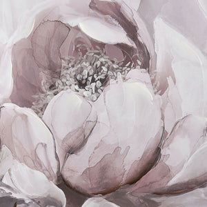Atlas Petal Study Framed Wall Art - Elegant Watercolor Canvas in Soft Blush & Gray for Tranquil Spaces WA11120-01