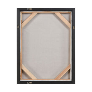 Atlas Prowess Hand-Painted Zebra Wall Art - Luxurious Gold Accents in Champagne Frame for Modern Decor WA11123-01