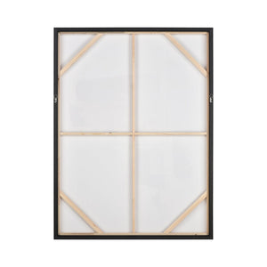 Atlas Rally Elegant Abstract Framed Wall Art - Soft Feminine Geometry in Pastel Colors for Modern Spaces WA11124-01