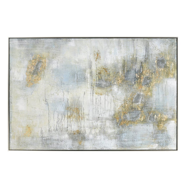 Atlas Remembered Gold Wall Art - Hand-Painted Acrylic Abstract with Luxe Gold Leaf for Elegant Spaces WA11126-01