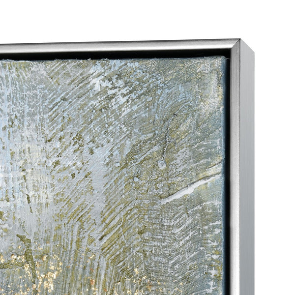 Atlas Remembered Gold Wall Art - Hand-Painted Acrylic Abstract with Luxe Gold Leaf for Elegant Spaces WA11126-01
