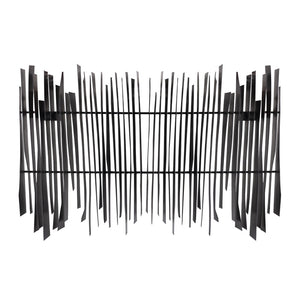 Atlas Ridge Dimensional Wall Art - Striking Midcentury Metal Panel for Modern Home Décor and Style WA11131-01