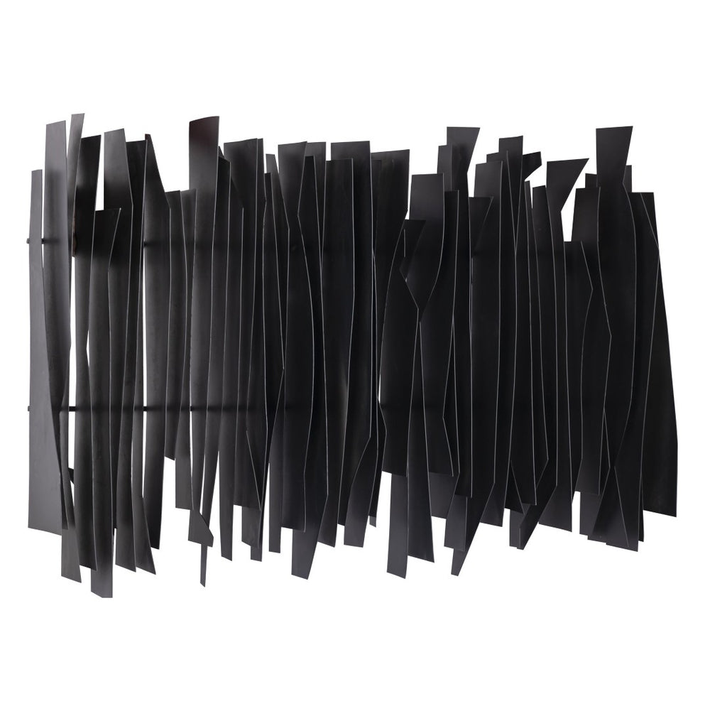 Atlas Ridge Dimensional Wall Art - Striking Midcentury Metal Panel for Modern Home Décor and Style WA11131-01