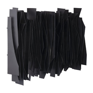 Atlas Ridge Dimensional Wall Art - Striking Midcentury Metal Panel for Modern Home Décor and Style WA11131-01