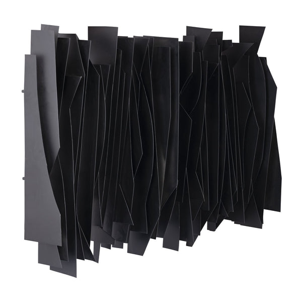 Atlas Ridge Dimensional Wall Art - Striking Midcentury Metal Panel for Modern Home Décor and Style WA11131-01