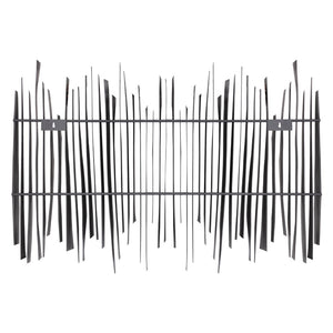 Atlas Ridge Dimensional Wall Art - Striking Midcentury Metal Panel for Modern Home Décor and Style WA11131-01