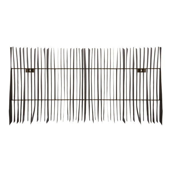 Atlas Ridge Dimensional Wall Art - Bold Geometric Brass Panel for Midcentury Modern Home Decor Style WA11132-01