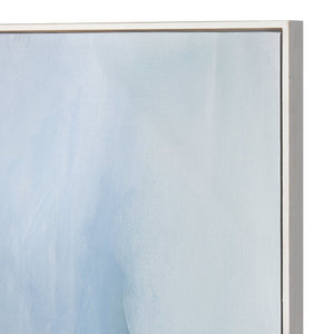 Atlas Rush I Large-Scale Abstract Wall Art in Soft Blues & Off-White – Contemporary Framed Decor for Any Space WA11135-01